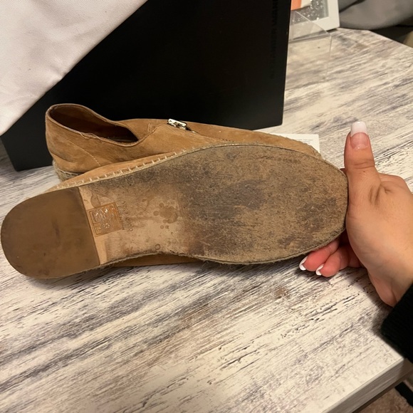 ALEXANDER WANG Devon nubuck zip front espadrille shoes - Picture 10 of 16